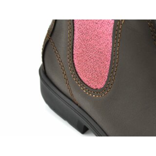 Blue Heeler Kids Chelsea Boot Little Boss chestnut dusty pink 129